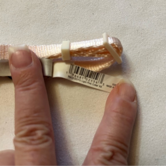 XS Light Pink Dog Collar - Picture 5 of 6